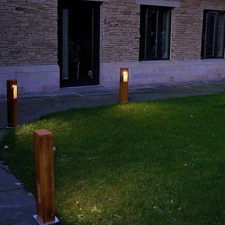 solar bollard light