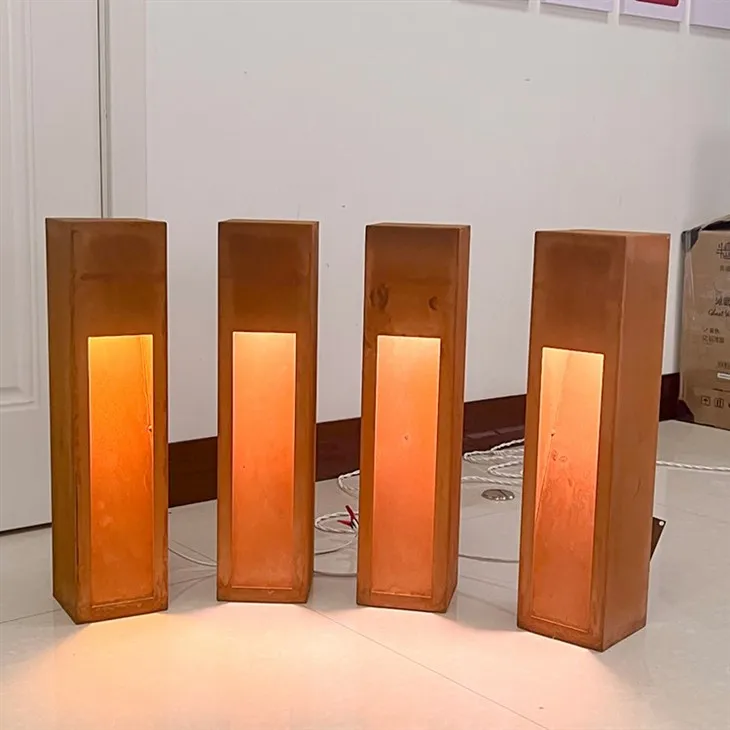 outdoor pathway highlight modern led bollard light
